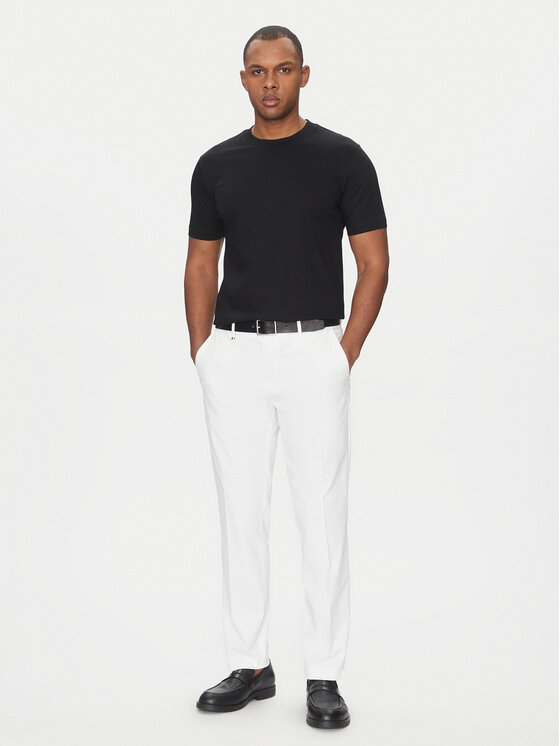 BOSS BOSS Marškinėliai H-Tessler 17 50523931 Juoda Slim Fit