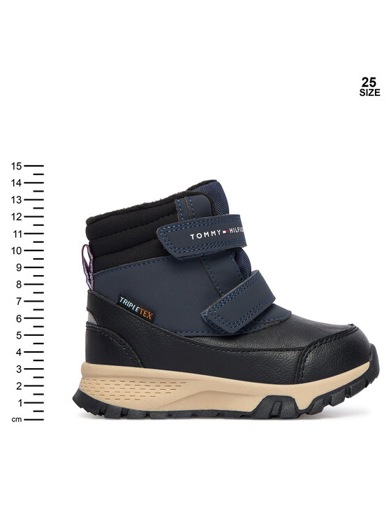 Tommy Hilfiger Gležnjarji Tommy Hilfiger T1X5-34134-1592X656 M Mornarsko modra