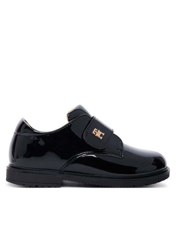 Tommy Hilfiger Pantofi Tommy Hilfiger Low Cut Velcro T1A4-35127-0774 Negru