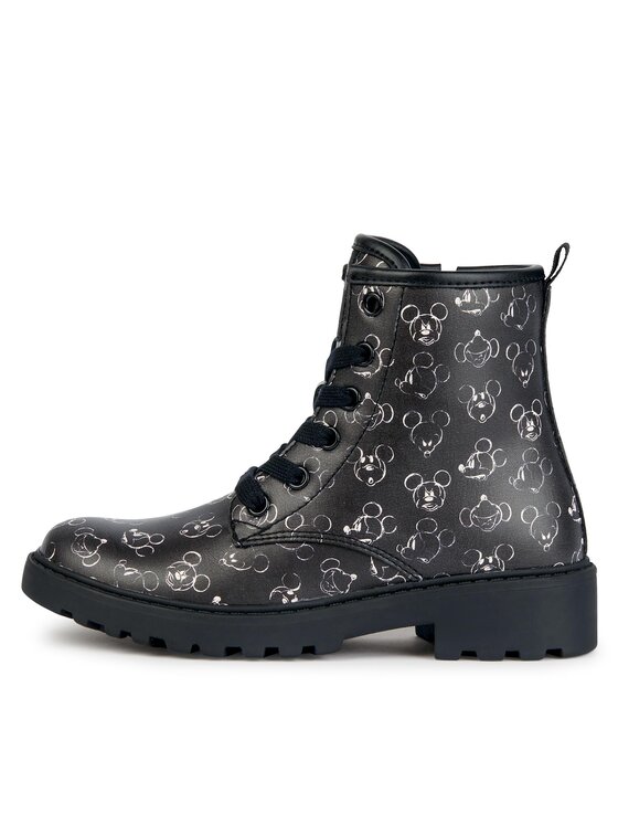 Geox Trapper stila apavi Geox Jr Casey J2620D 00004 C9999 D Melns