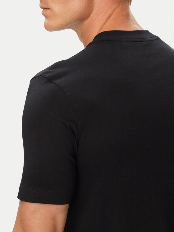 HUGO HUGO Camiseta Daffilo 50568689 Negro Regular Fit