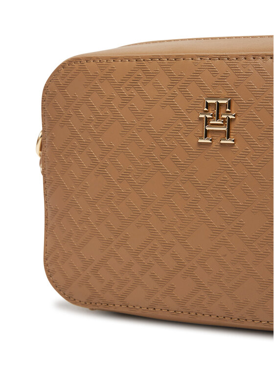 Tommy Hilfiger Torbica Tommy Hilfiger Th Distinct Camera Bag Mono AW0AW17221 Smeđa