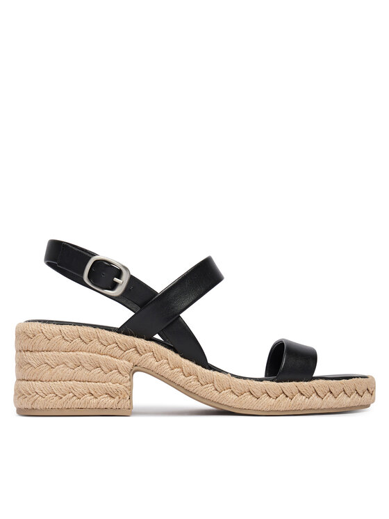 Calvin Klein Sandali Calvin Klein Block Heel Espa 50 Slingb Lth HW0HW02903 Črna