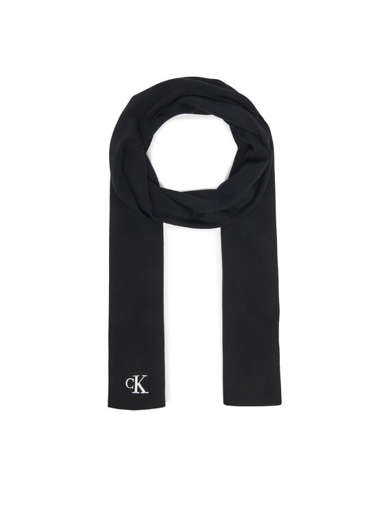 Calvin Klein Зимен шал Calvin Klein Fine LV04D8021G Черен