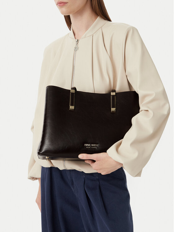 Nine West Τσάντα Nine West CEO-BROOME EDITION-LDA9533 Σκούρο καφέ