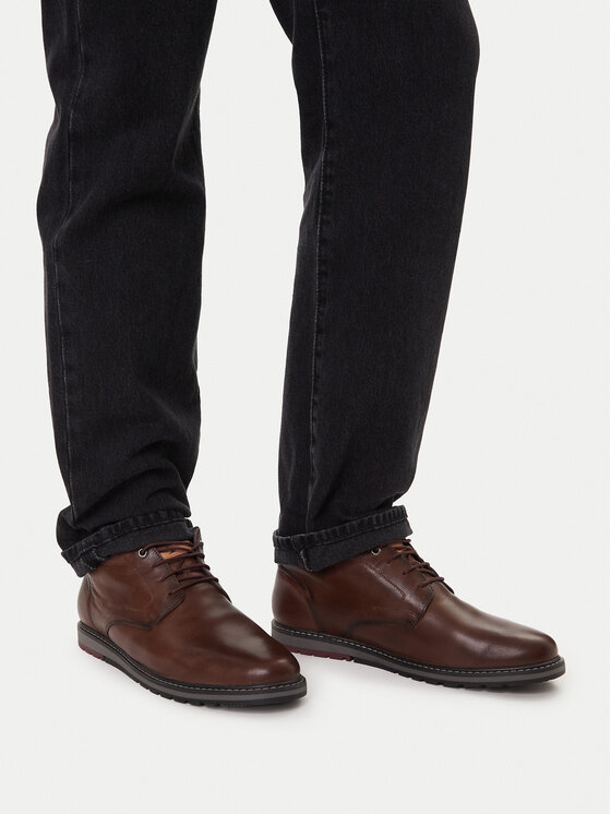 Pikolinos Šnurovacia obuv Pikolinos M8J-N8181 Hnedá