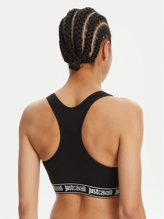 Just Cavalli Just Cavalli Top de sujetador 78PAJU02 Negro