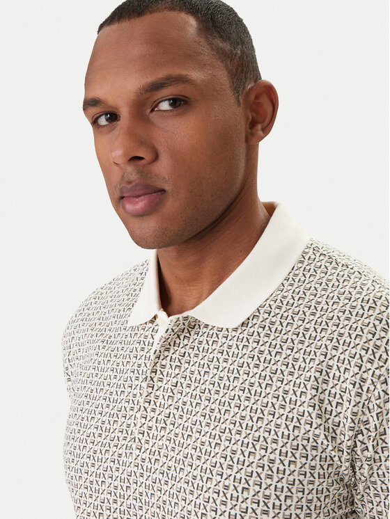 Armani Exchange Armani Exchange Polo XM000736 AF10819 F1165 Εκρού Regular Fit