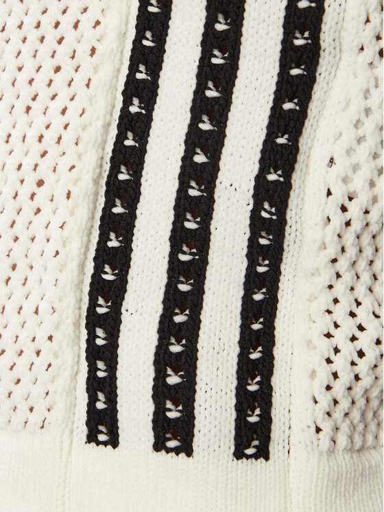 adidas adidas Топ Knitted Crochet KC6485 Білий Slim Fit