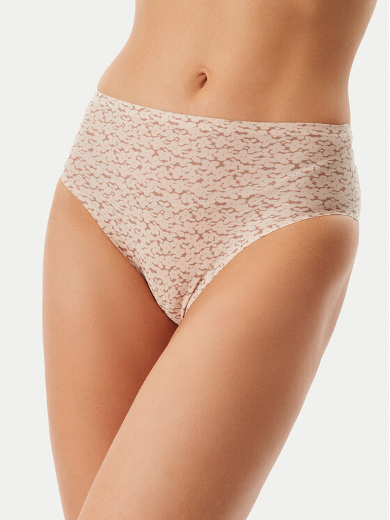 Chantelle Chantelle Класичні труси з високою талією Soft Stretch C11DC9 Бежевий