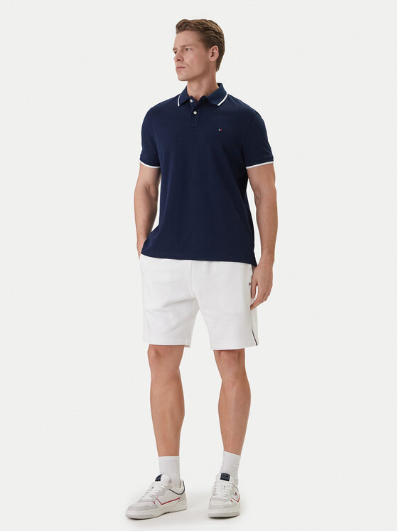 Tommy Hilfiger Tommy Hilfiger Polo Pique MW0MW42748 Azul marino Regular Fit