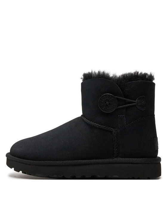 Ugg Снігоходи Ugg W Mini Bailey Button II 1016422 Чорний