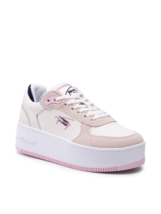 Tommy Hilfiger Αθλητικά Tommy Hilfiger Iconic Flatform EN0EN01421 Μπεζ