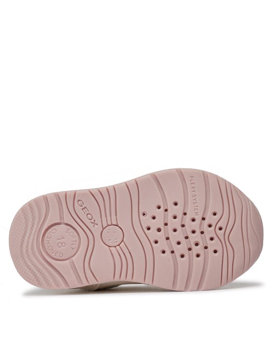 Geox Sneakersy Geox B Rishon Girl B450LA 0BCEW C0406 Bílá