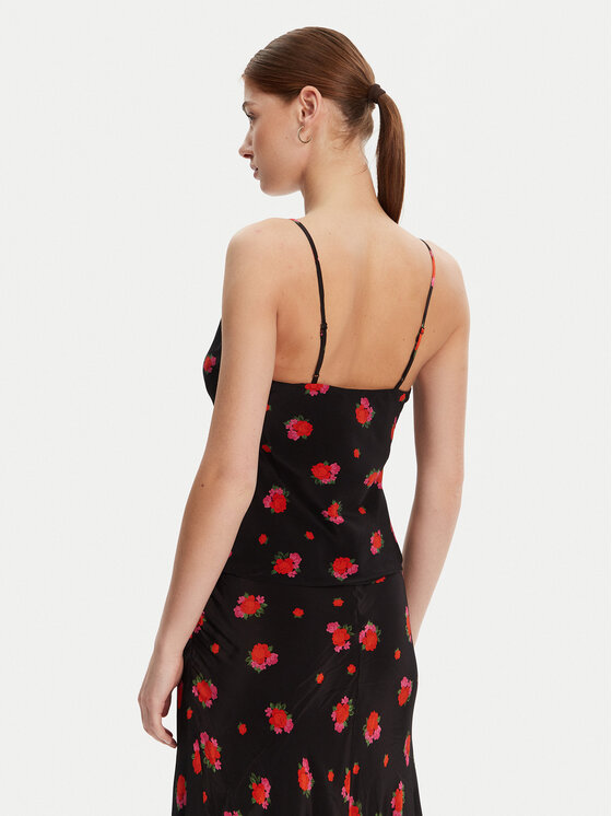 Bardot Bardot Топ 59752TB2 Чорний Slim Fit