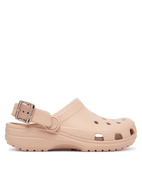 Crocs Шльопанці Crocs Classic Metallic Buckle Clog K 214228 Бежевий