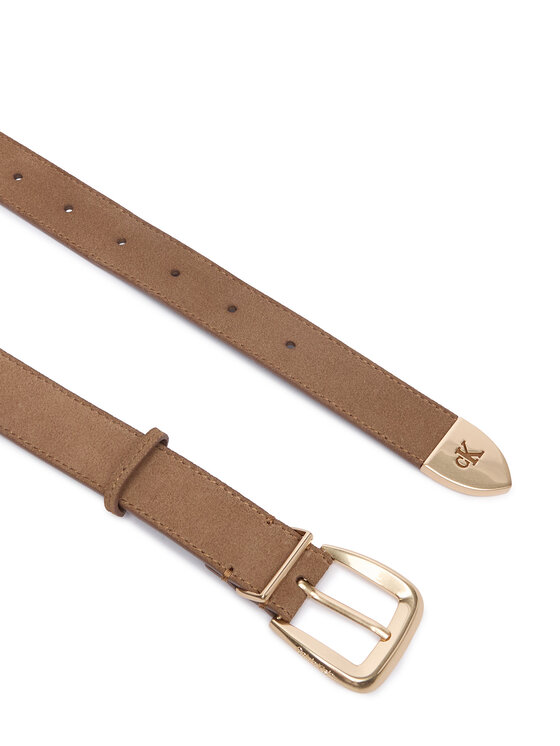 Calvin Klein Josta Calvin Klein Hw End Tip Buckle Suede 30Mm LV04F7114G Brūns