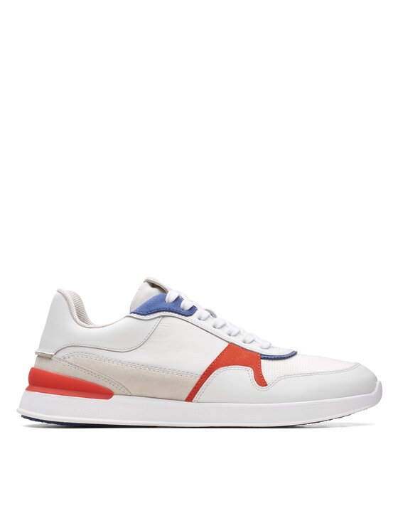 Półbuty Clarks RaceLite Tor 26169811 Biały | Eobuwie.com.pl
