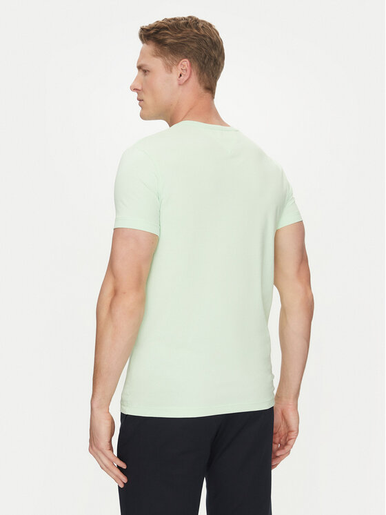Tommy Hilfiger Tommy Hilfiger T-shirt MW0MW10800 Verde Slim Fit
