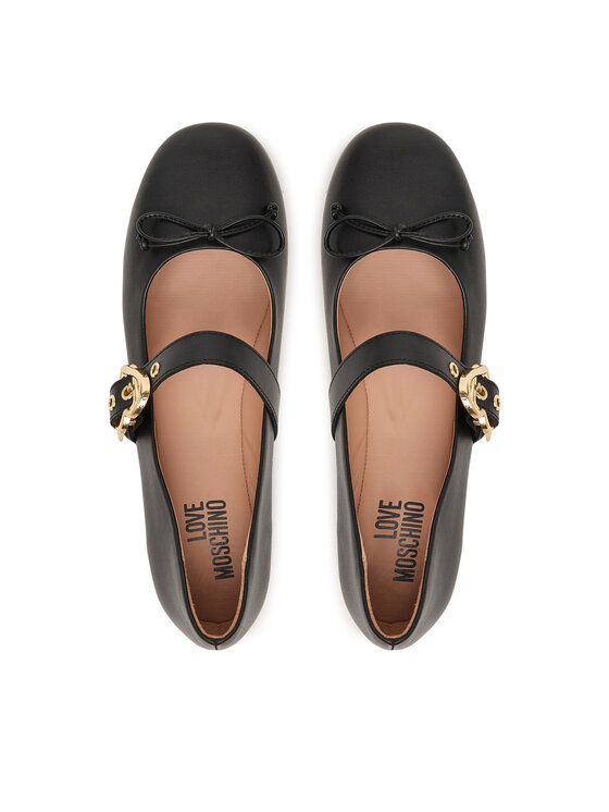 LOVE MOSCHINO Балетки LOVE MOSCHINO JA11091G1PIE0000 Чорний