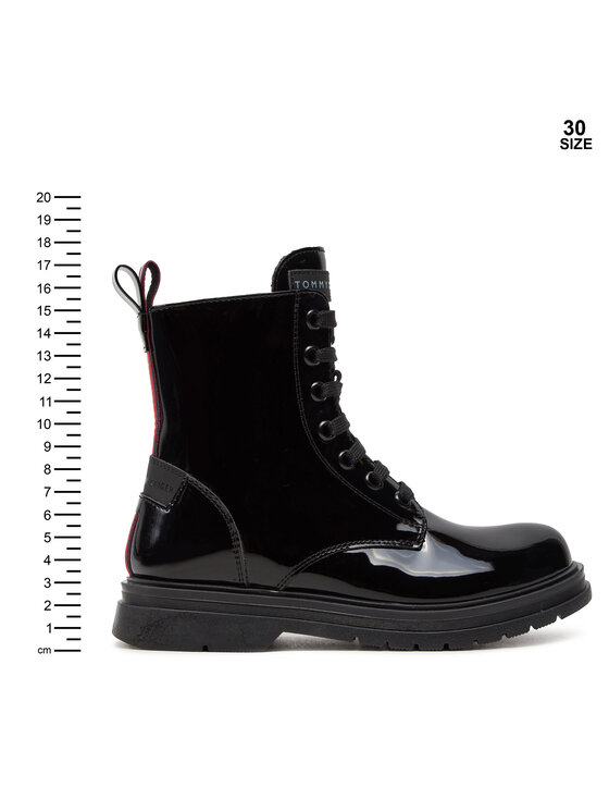 Tommy Hilfiger Polokozačky Tommy Hilfiger T4A5-33588-0775 M Černá