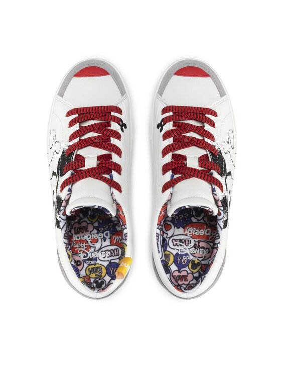 Desigual Αθλητικά Desigual Mickey 22SSKP12 Λευκό