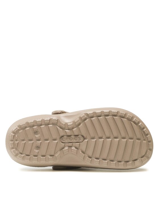 Crocs Klapki Crocs Crocs Classic Lined Clog 203591 Beżowy