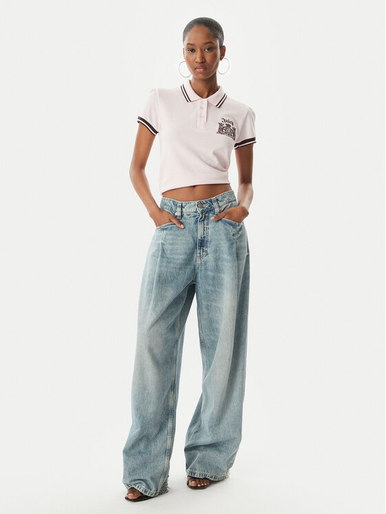 Juicy Couture Juicy Couture Polo Juicy Puff JCGCT126015 Rosa Slim Fit