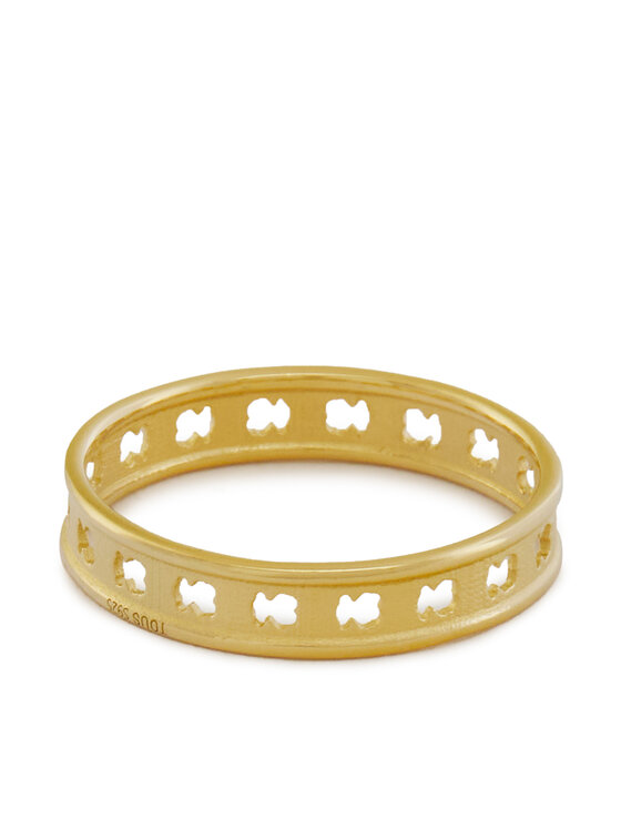 TOUS Prstýnek TOUS Bear Row 1003734312 Zlatá