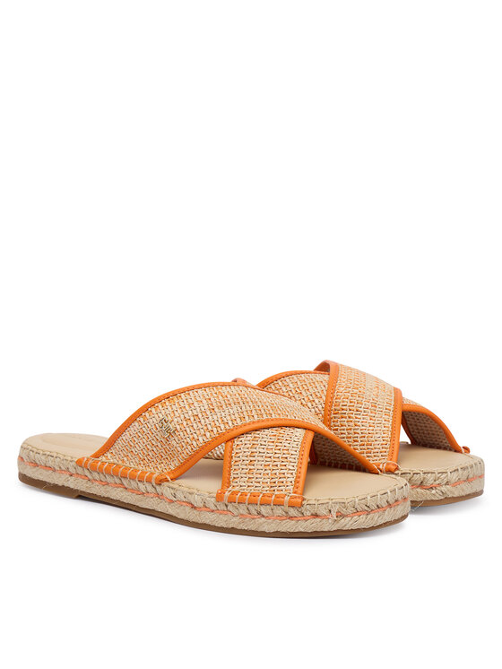 Tommy Hilfiger Espadryle Tommy Hilfiger Monogram Espadrille FW0FW09139 Pomarańczowy