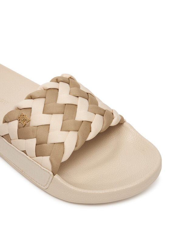 Tommy Hilfiger Şlapi Tommy Hilfiger Th Braided Pool Slide FW0FW09203 Bej