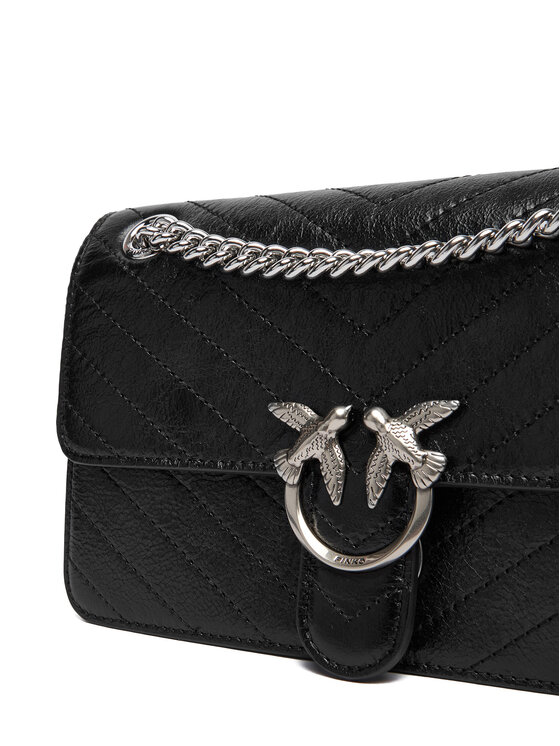 PINKO Kabelka PINKO Love One Light Mini Al 25-26 PLTT 106173 A2JC Černá
