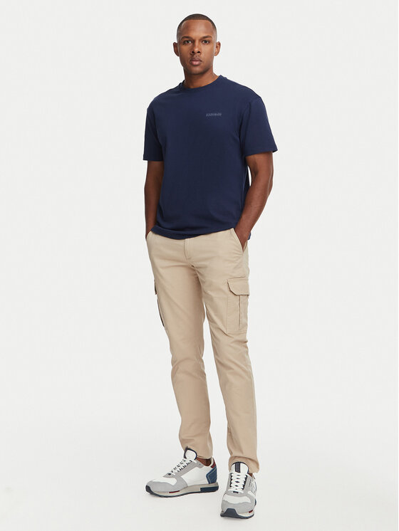 Napapijri Napapijri Camiseta Yourte NP0A8AU2 Azul marino Relaxed Fit