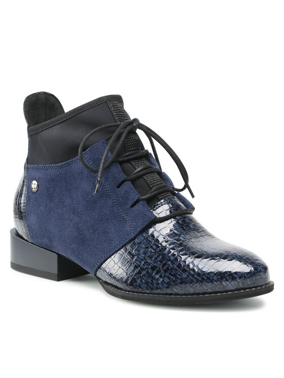 Maciejka Botines planos Maciejka 04744-27/00-7 Azul marino