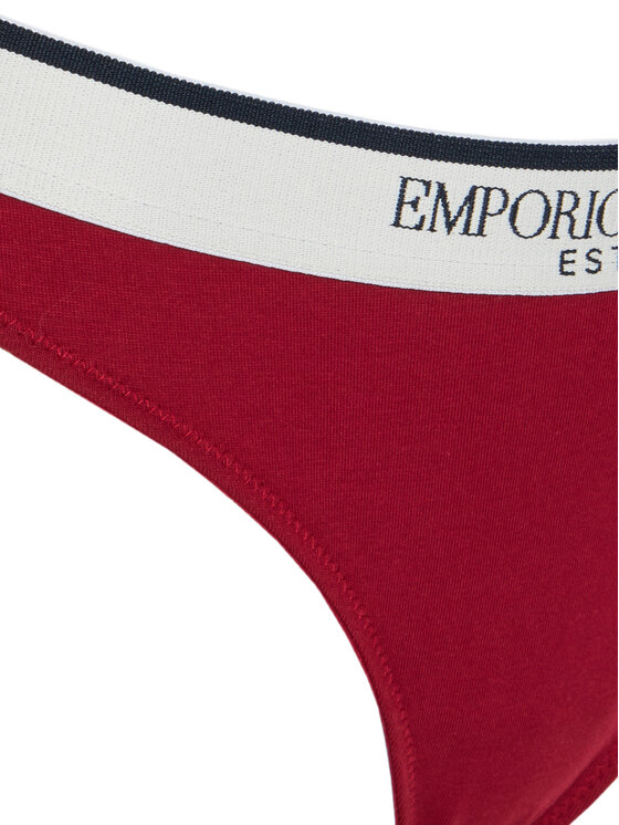 Emporio Armani Underwear Emporio Armani Underwear Conjunto de bragas brasileñas EW005197 AF27298 U5084 Guinda/burdeos