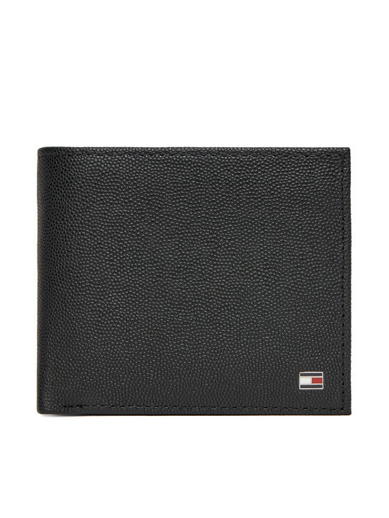 Tommy Hilfiger Pénztárca Tommy Hilfiger Th Flag Cc Flap And Coin AM0AM13520 Fekete