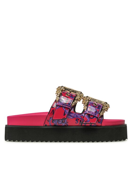 Versace Jeans Couture Şlapi Versace Jeans Couture 74VA3SM1 ZS366 Roz