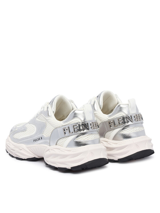 Plein Sport Sneakersy Plein Sport Pulse X FAFS USC1044 STE003N Biały