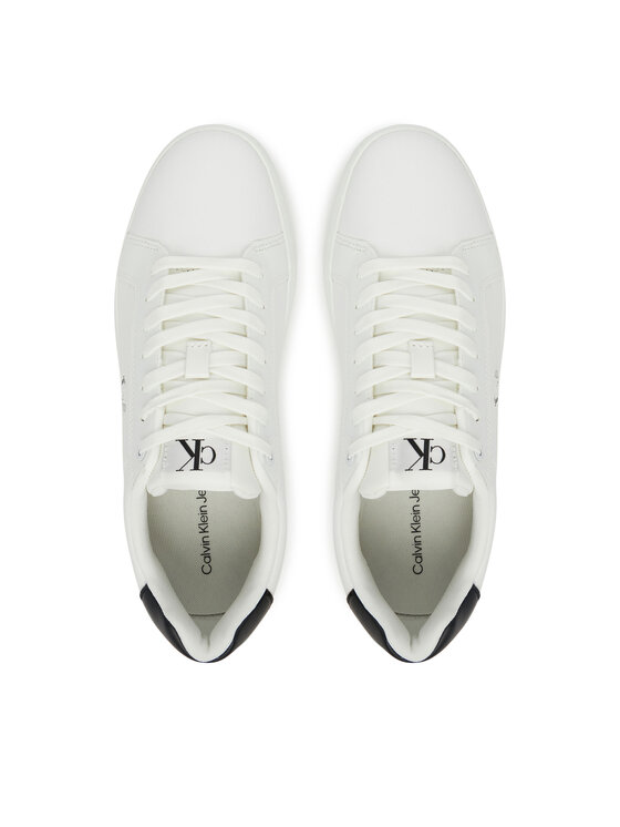 Calvin Klein Jeans Sneakers Calvin Klein Jeans Classic Cupsole Mono Lth YM0YM01369 Alb