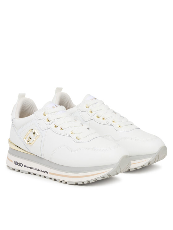 Liu Jo Sneakersy Liu Jo Maxi Wonder 01 BF5009 P0102 Biela