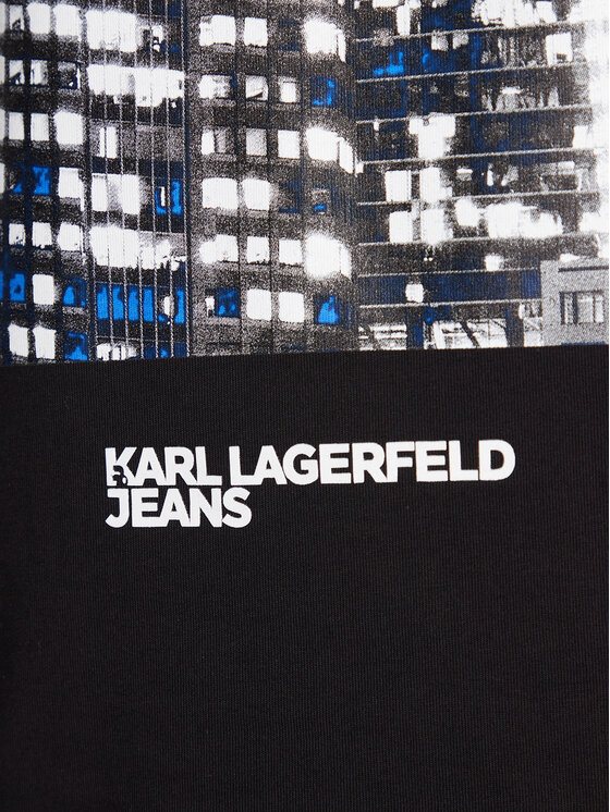 Karl Lagerfeld Jeans Karl Lagerfeld Jeans Camiseta A4M17025 Negro Regular Fit