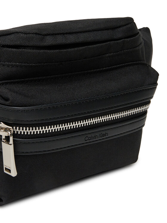 Calvin Klein Τσαντάκι Μέσης﻿ Calvin Klein Contrast Belt Bag LV04D3073G Μαύρο