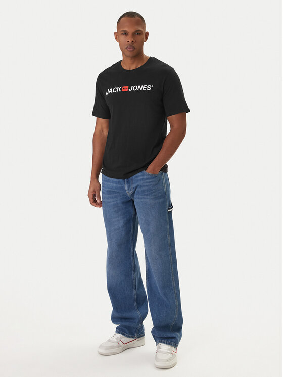 Jack & Jones Jack & Jones Футболка Jjecorp Logo 12137126 Чорний Slim Fit