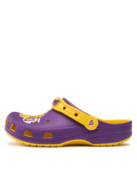 Crocs Iešļūcenes Crocs Crocs Classic Nba Los Angeles Lakers Clog 208650 Violets