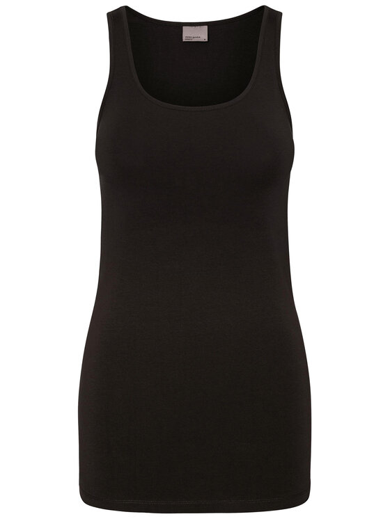 Vero Moda Vero Moda Top Maxi My Soft 10185110 Crna Regular Fit