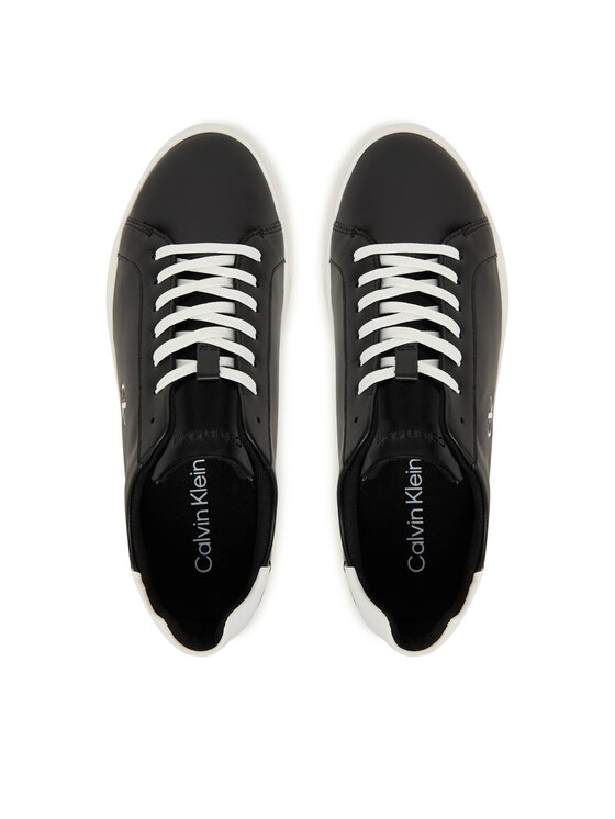 Calvin Klein Sneakersy Calvin Klein Low Pro Cups Lth Mg HW0HW02823 Čierna