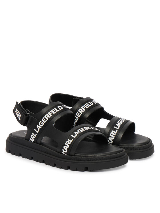 KARL LAGERFELD Босоніжки KARL LAGERFELD Z31176 M Чорний