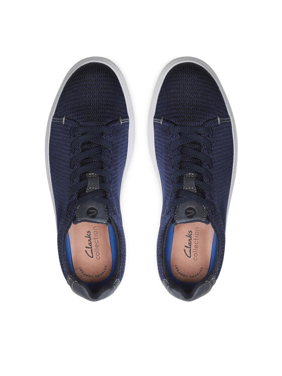 Clarks Sneakersy Clarks Cambro Low 261650747 Tmavomodrá