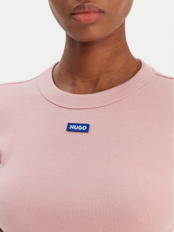 HUGO HUGO Camiseta Baby 50510749 Rosa Slim Fit