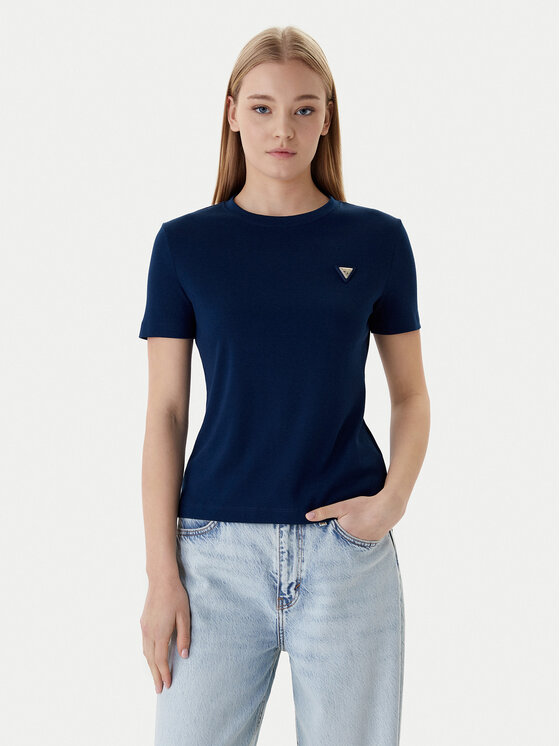 Guess Guess Camiseta V6RI17 KD741 Azul marino Regular Fit